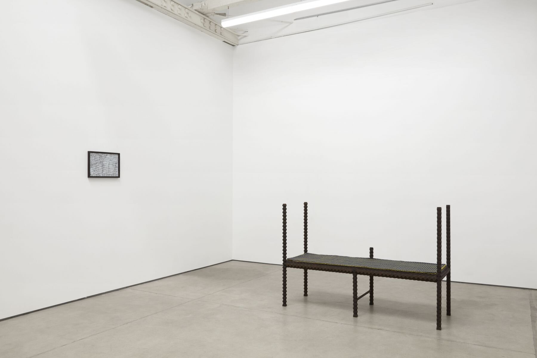 installation view, "Fine As All Outdoors" at Matthew Brown Gallery