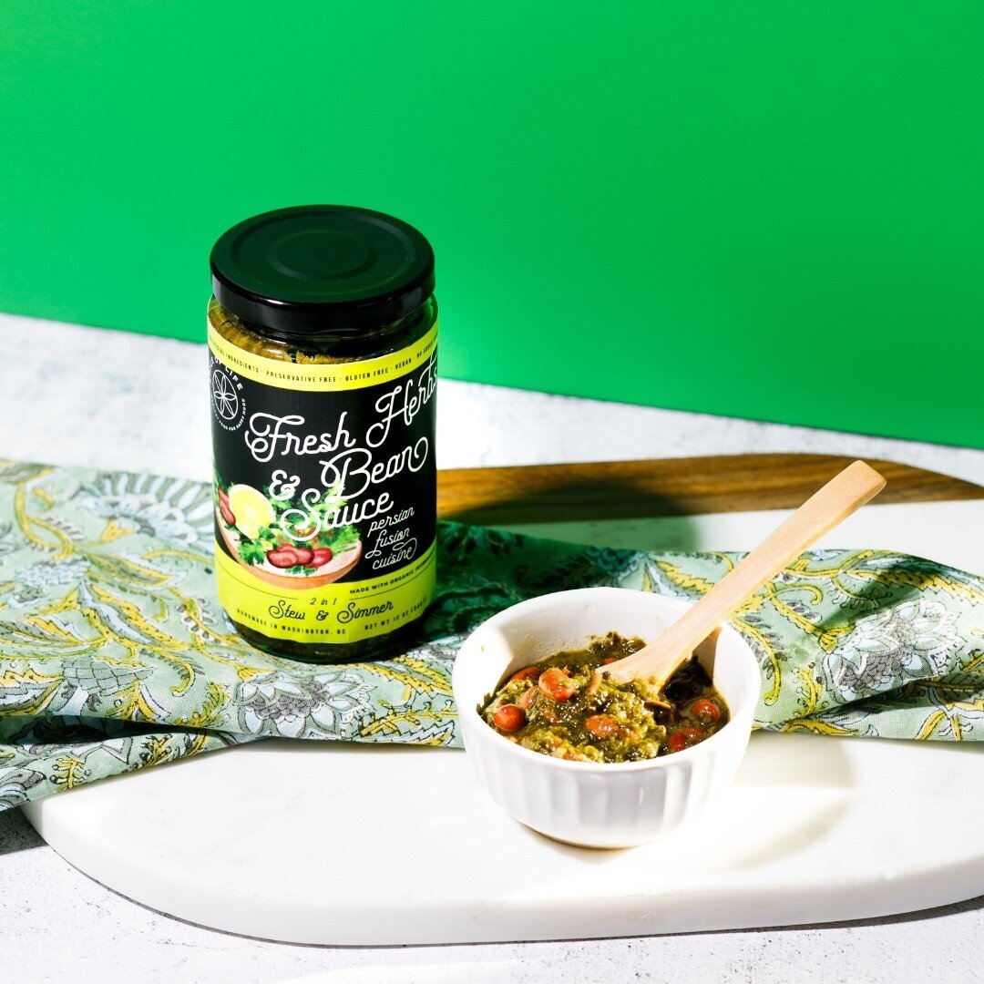 Persian Delight on the go! For snacking or full on dinner.

Fresh Herbs &amp; Bean sauce (Ghormeh Sabzi) is Iranians beloved dish now ready to go for everyone by Spice of Life!

Warm up the jar either 2 minutes in a microwave (take the cap off) or si