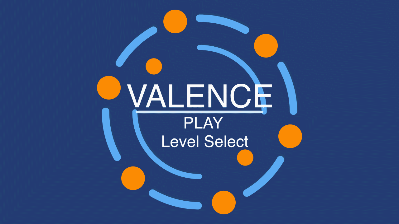  Valence is an independently developed game. This motion graphic I designed reflects the stylized electron shells of an atom. 