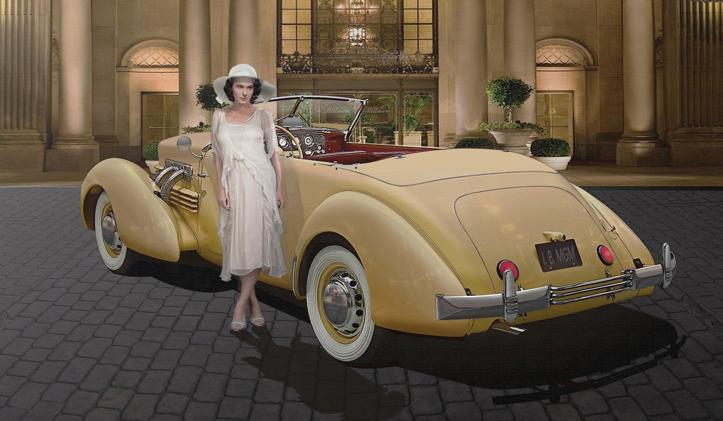 "Bergman at the Biltmore" Ingred Bergman 1936 Cord