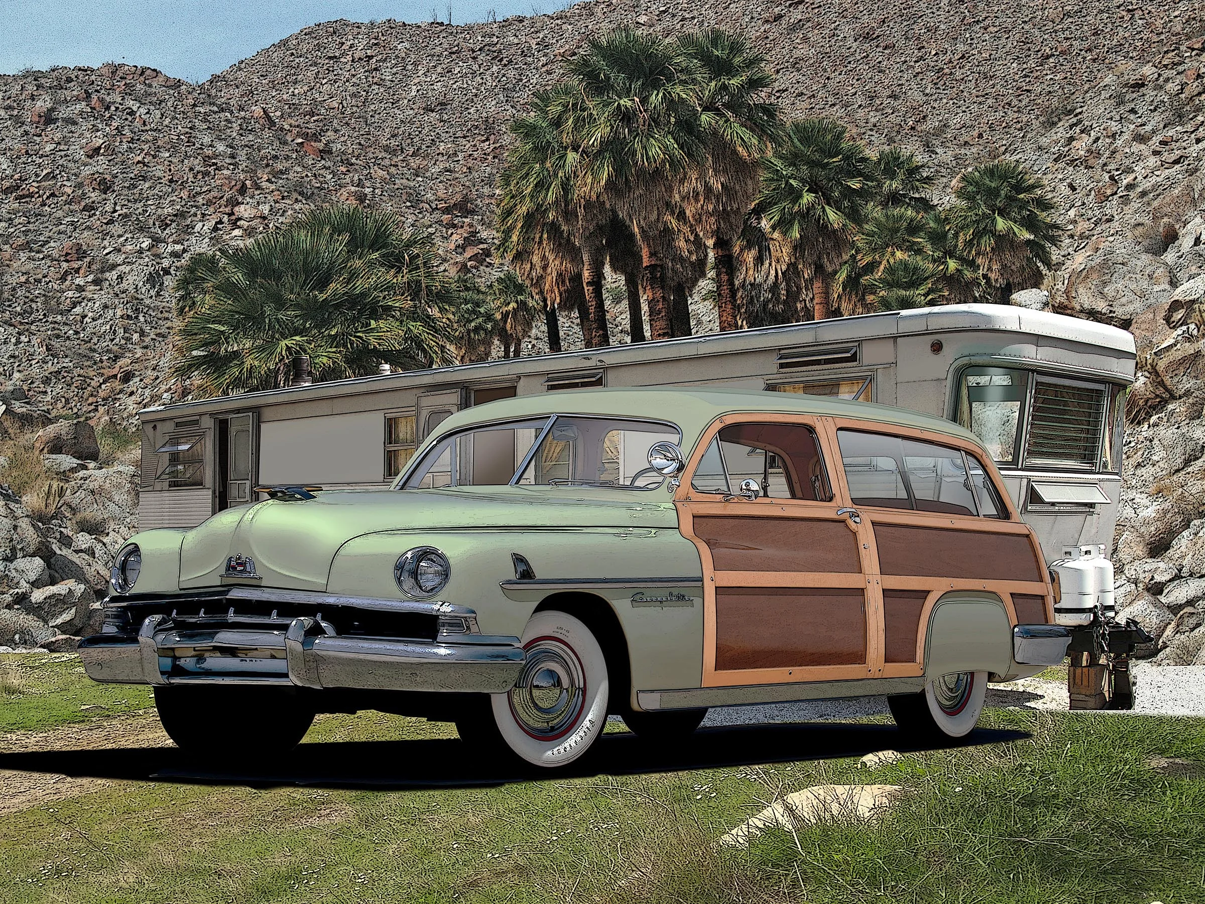Lincoln Cosmopolitan Town Squire 1950