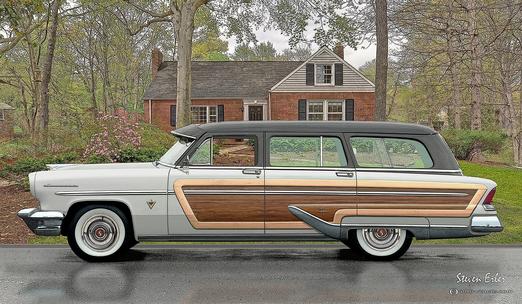 Lincoln Capri Town Squire 1955