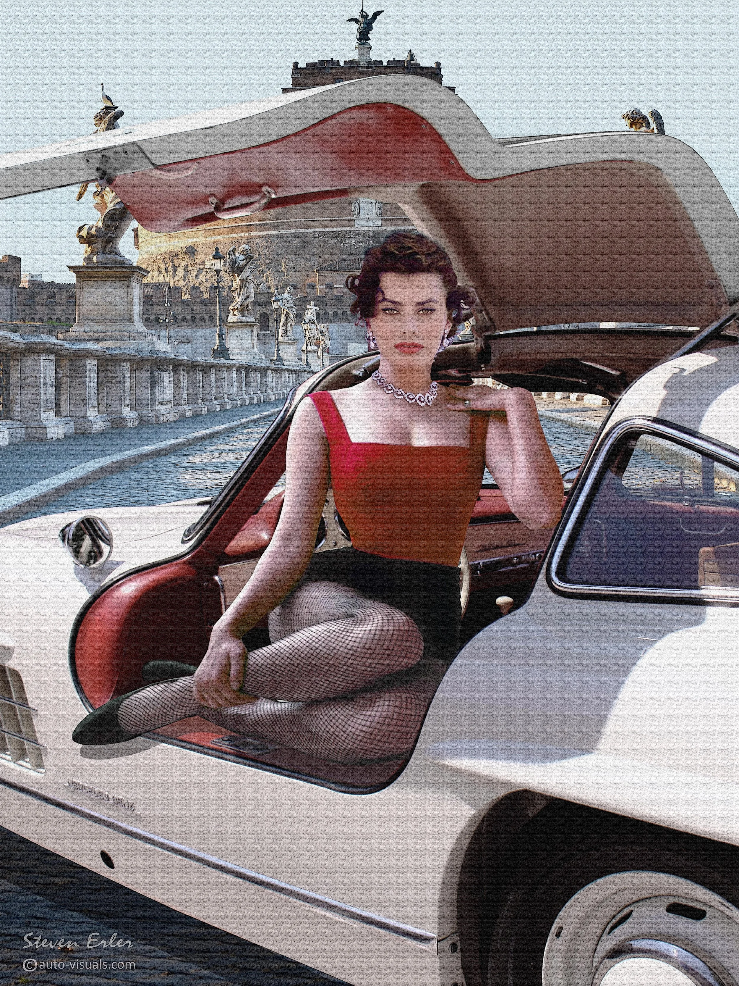 Mercedes Benz 300 SL, Sophia Loren