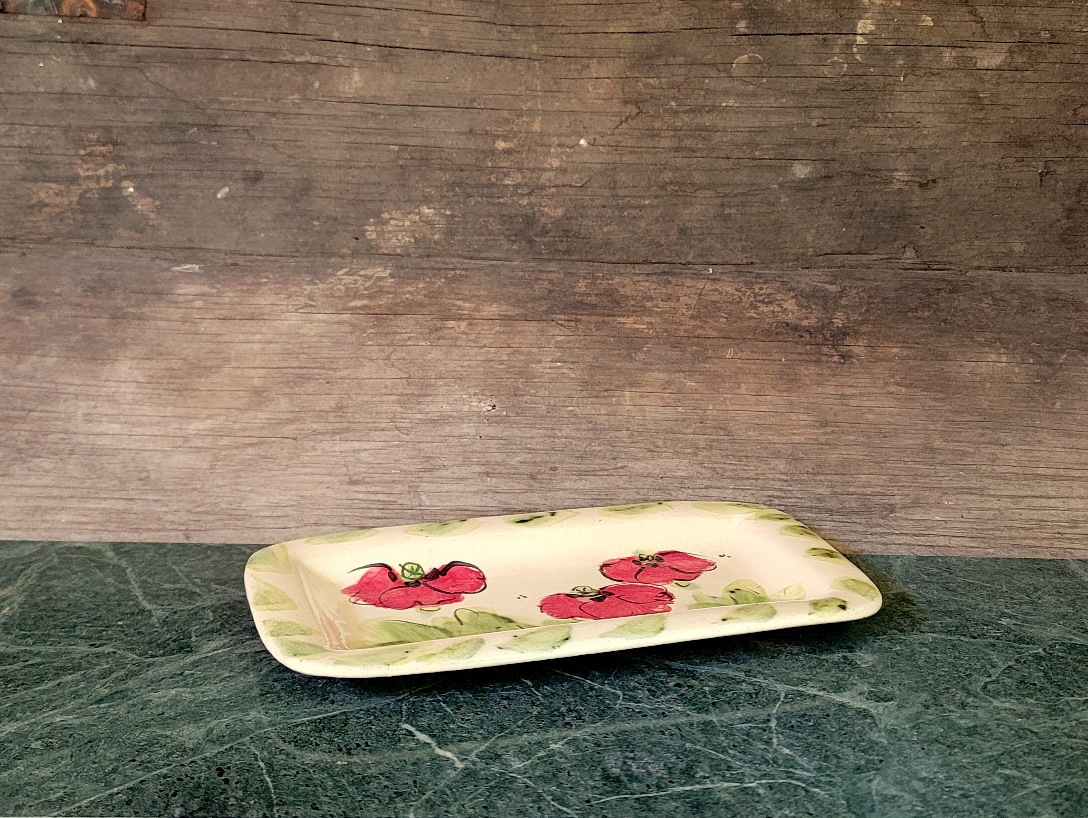 Tea Tray, Small 02 - Red Poppy.jpg