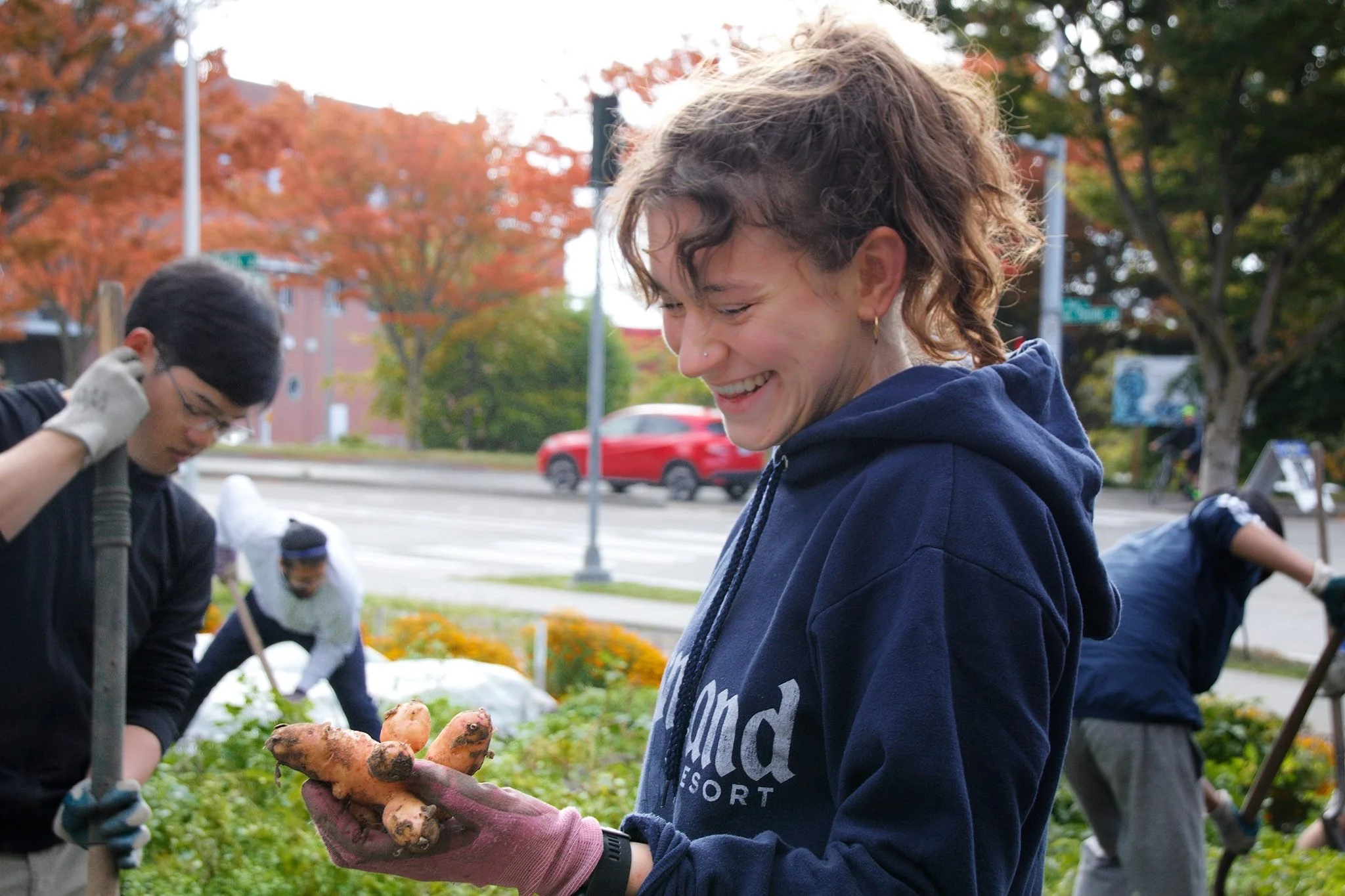 We love the opportunity to get outside and learn more about sustainability in food systems