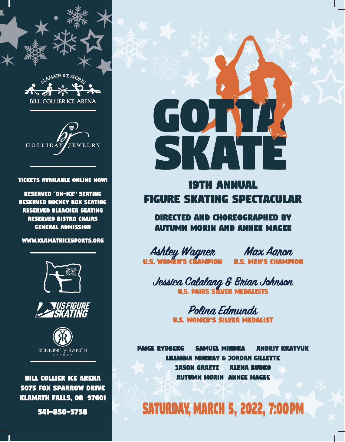 Klamath Ice - 19th Annual Figure Skating Spectacular &amp; Ashley Wagner Clinic