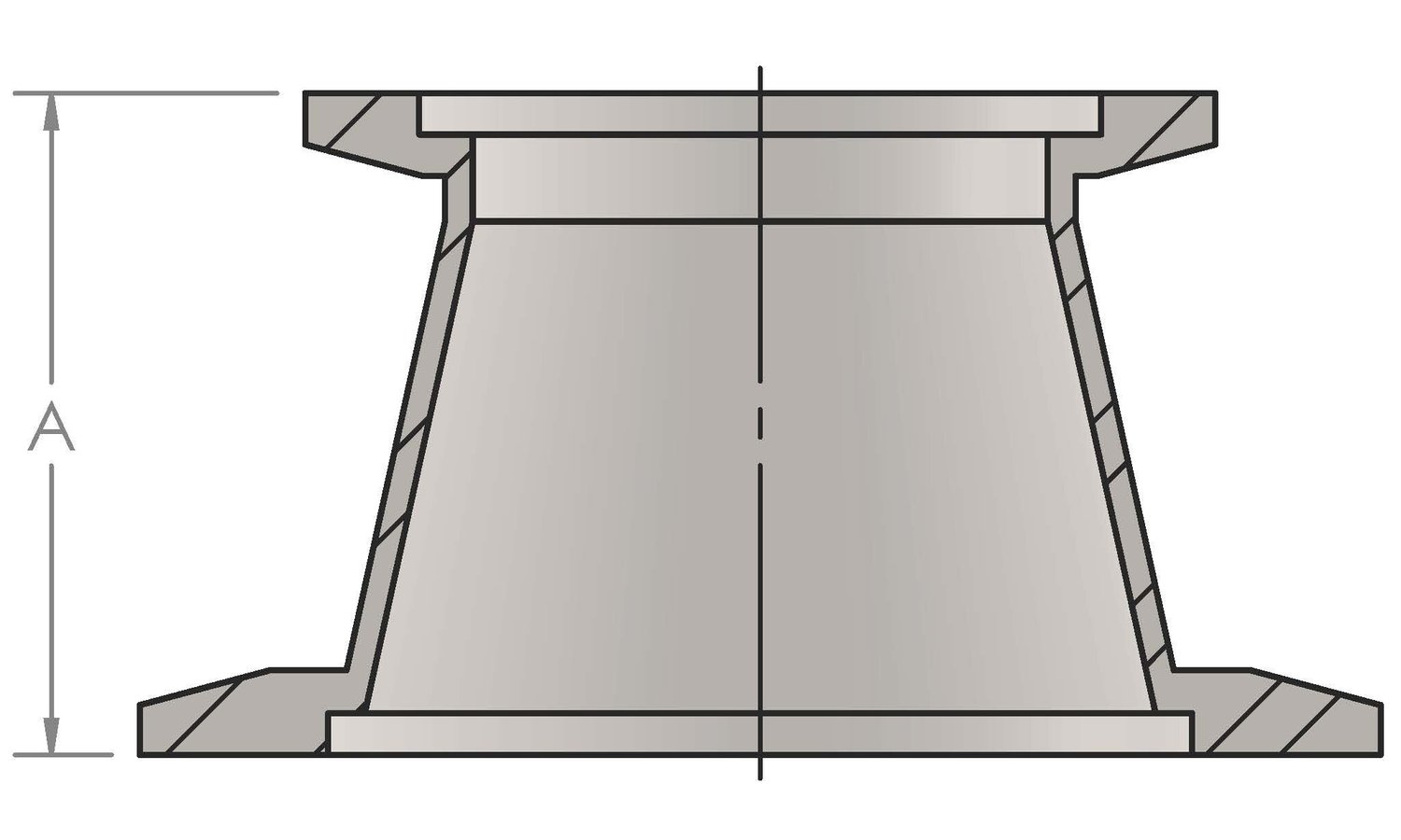 KF/NW Concentric Reducer, Low Profile — HIS Innovations Group