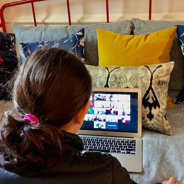 Virtual 4th and 5th grade track and a whole lotta throw pillows. Your 107 admin was banished offscreen by her own, but she loved seeing and hearing our beloved coaches and Afterschool leaders engaging the kids and joking around, as always. Love to yo