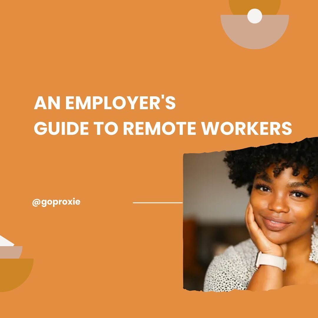 Before you clock out this weekend 🙌🏽 let me ask you a question - as an employer, how are you managing your team if you are still working remotely OR if you are an employee, how are you being managed?

Remote work is here to stay.

It&rsquo;s no lon