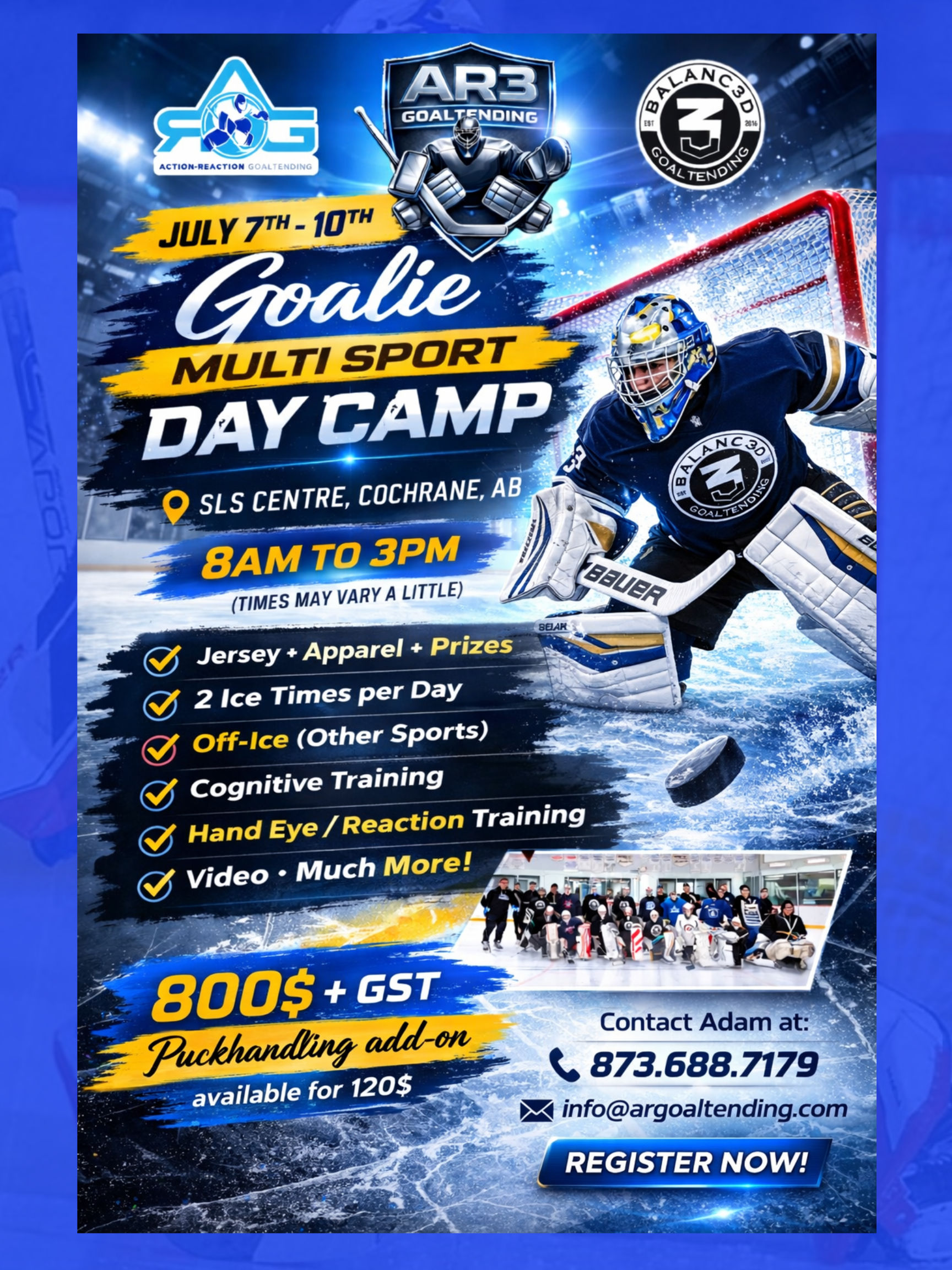 2026 Cochrane ARG/AR3 Camp Lineup