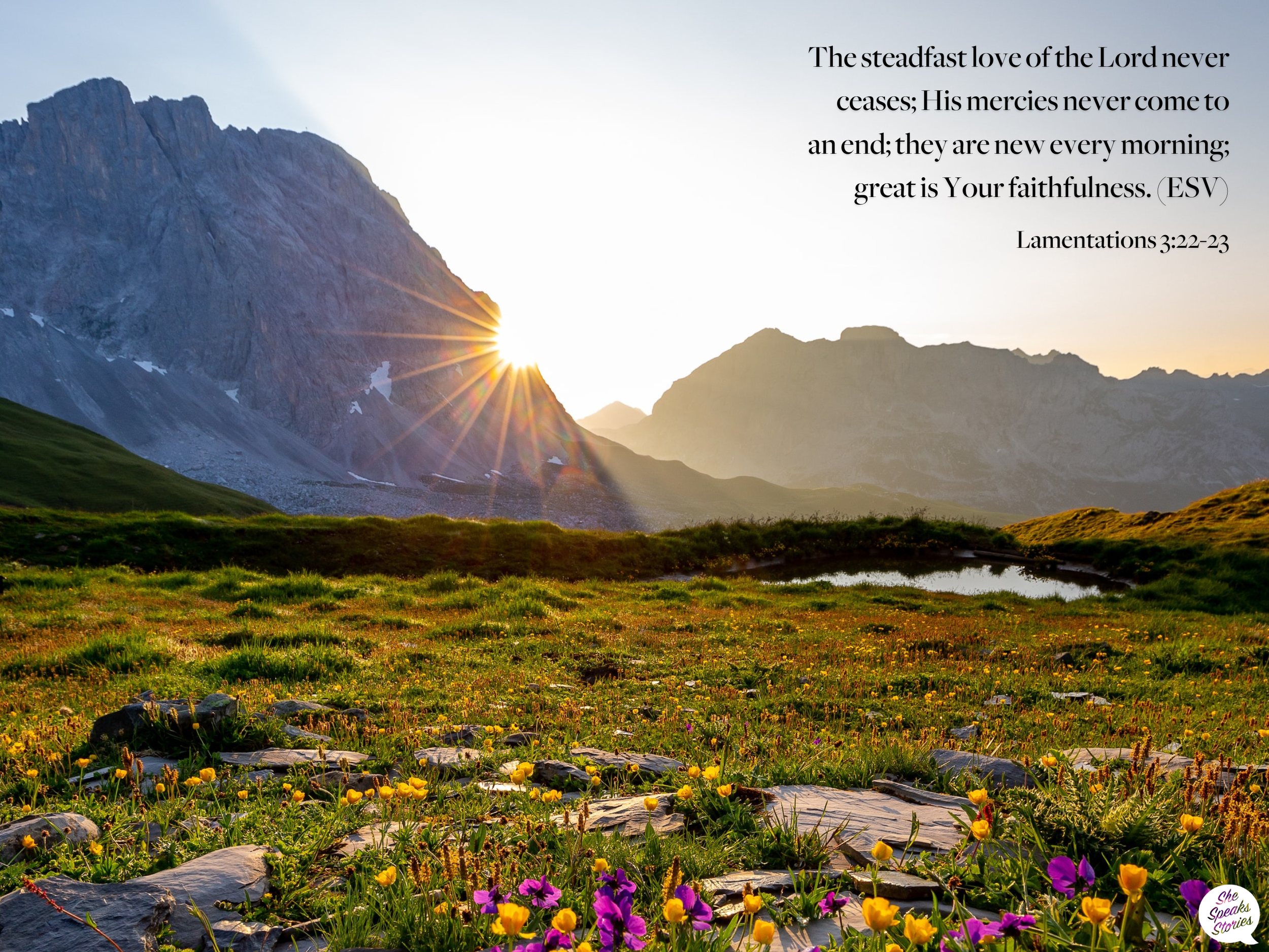 Lamentations 3:22-23 Tablet Wallpaper