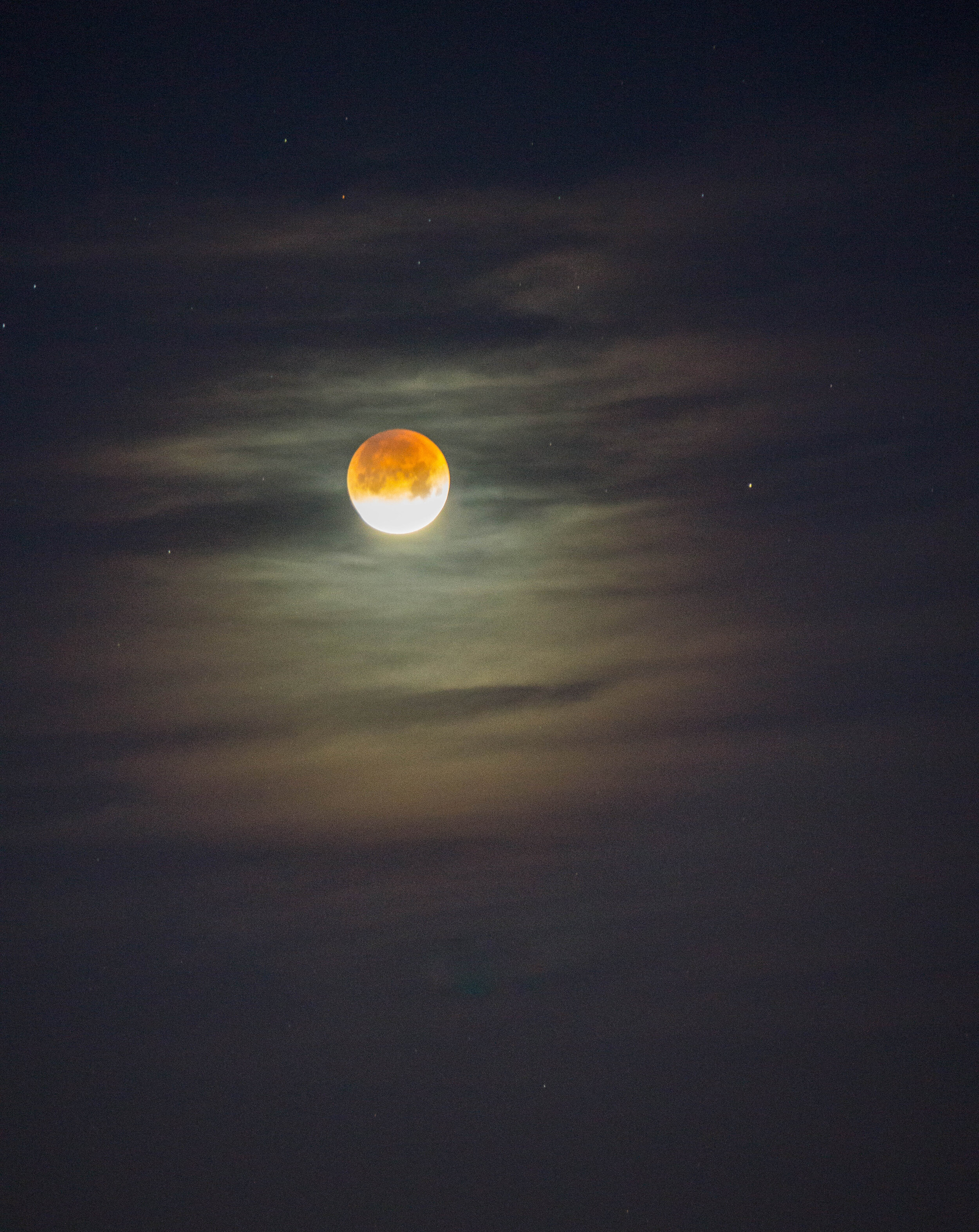 Blood Moon at Lake Hefner, 1/20/19