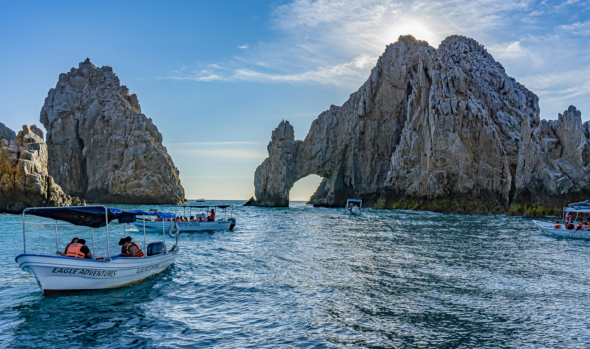 Glass Bottom Boats at Cabo Arch