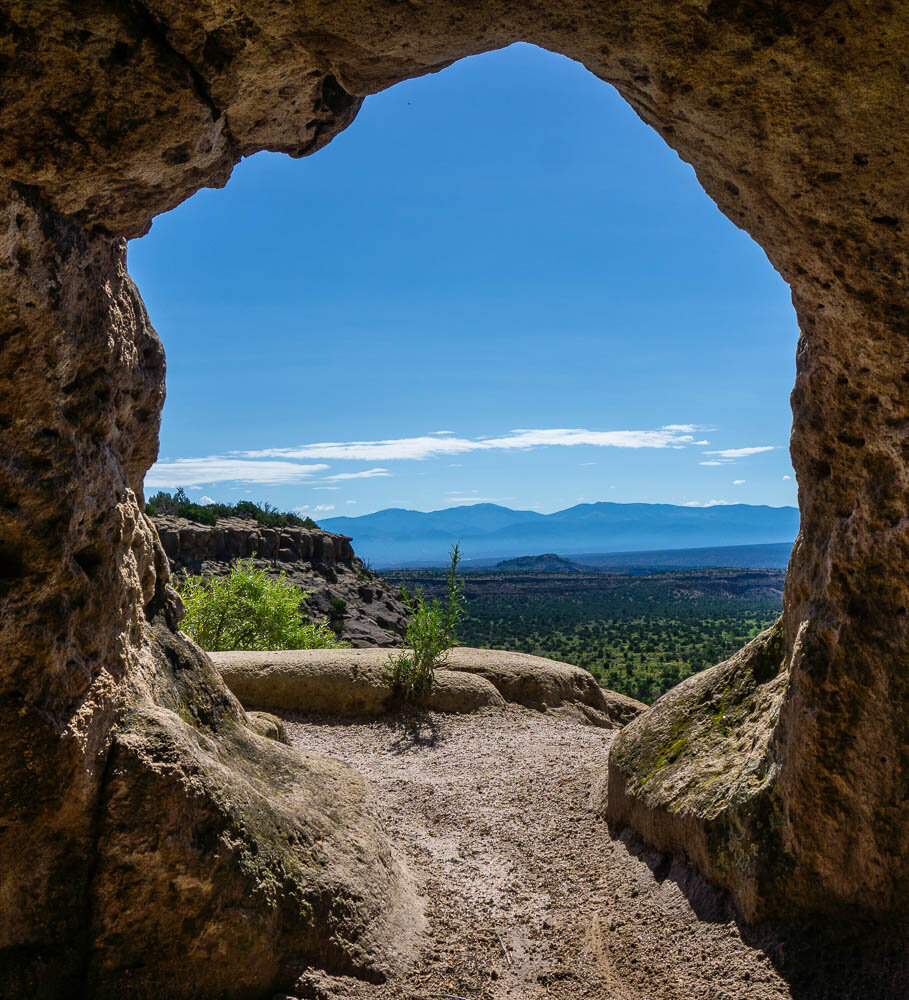 Tsankawi Round Cave Window