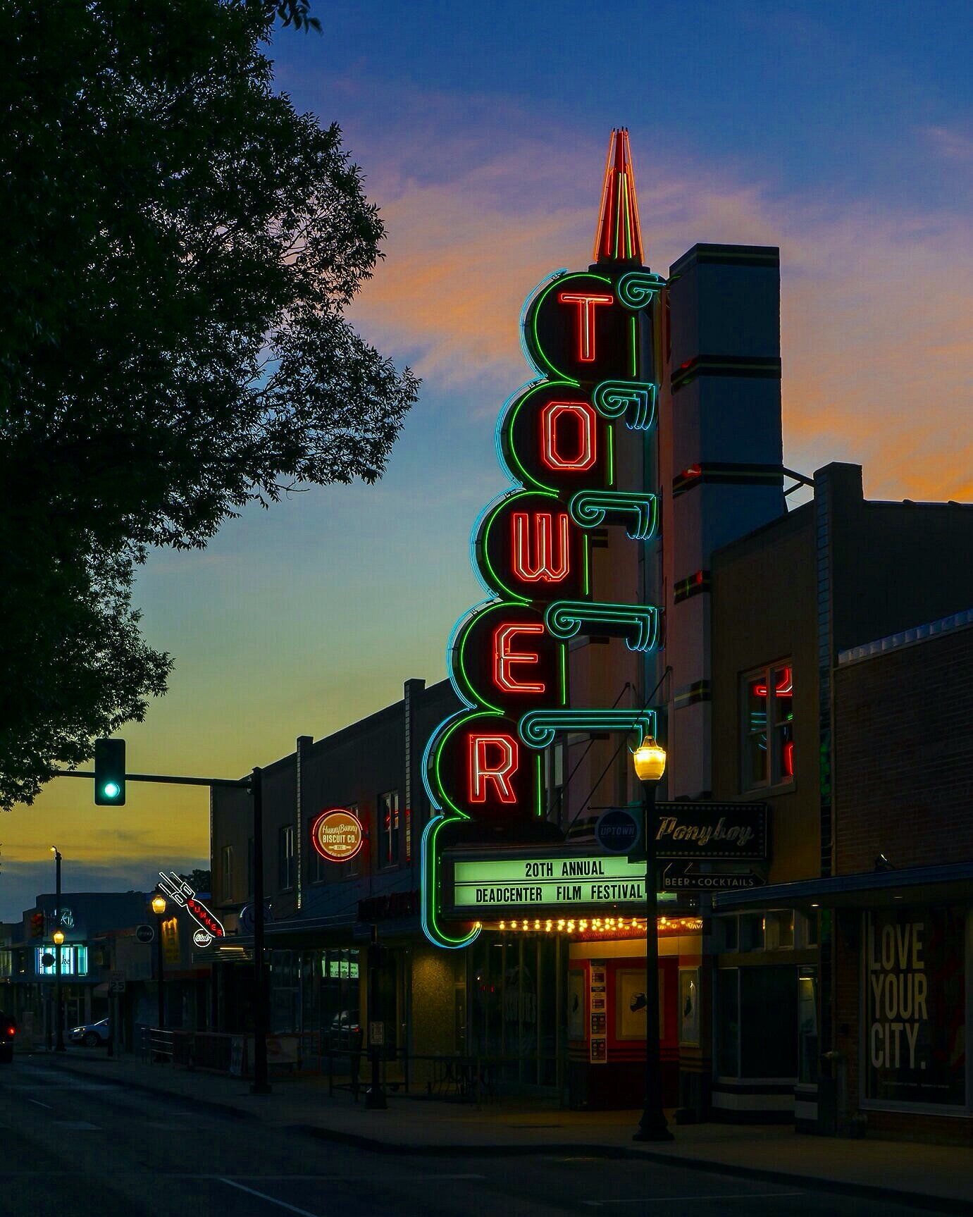 Tower Theatre, Dead Center 20th, June 2020 at Sunset