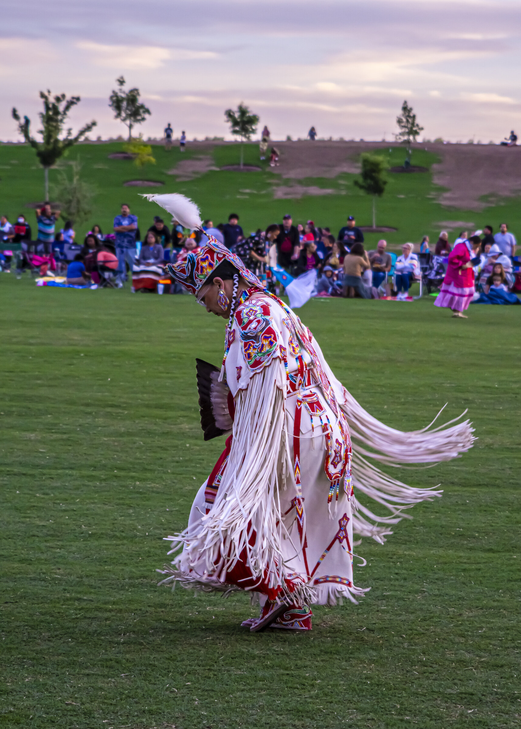 Fancy Dancer with White Fringe, Unite the People Powwow