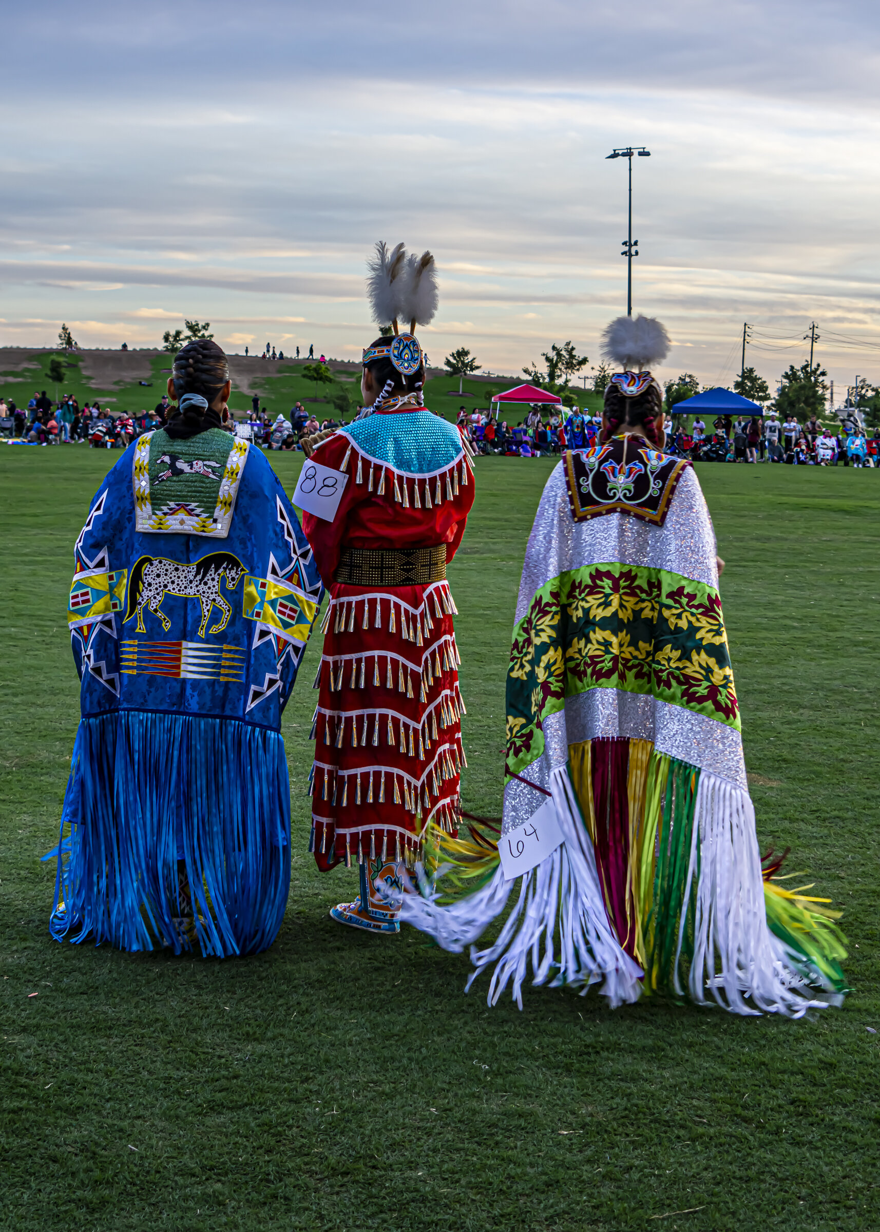3 Female Dancers, Unite the People Powwow