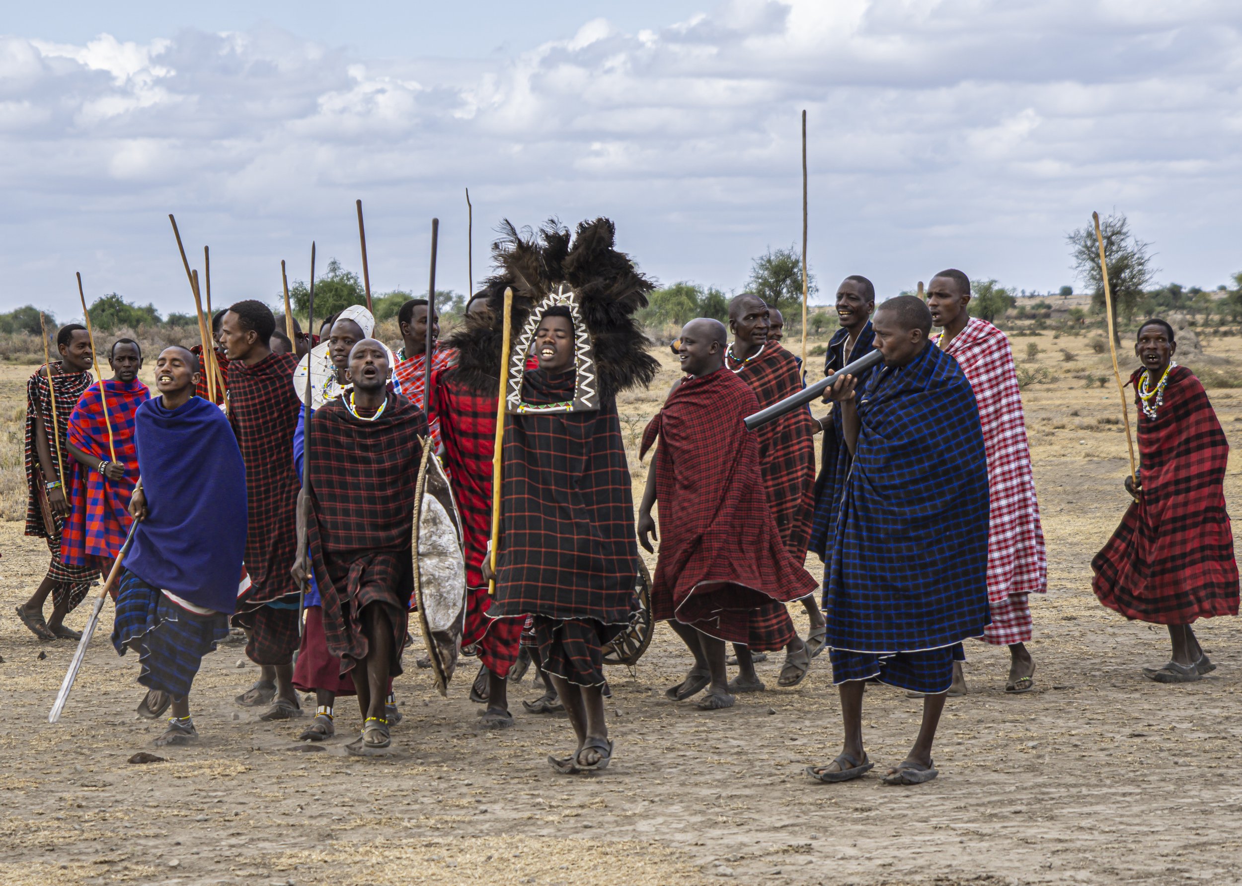 Masai Warriors Singing