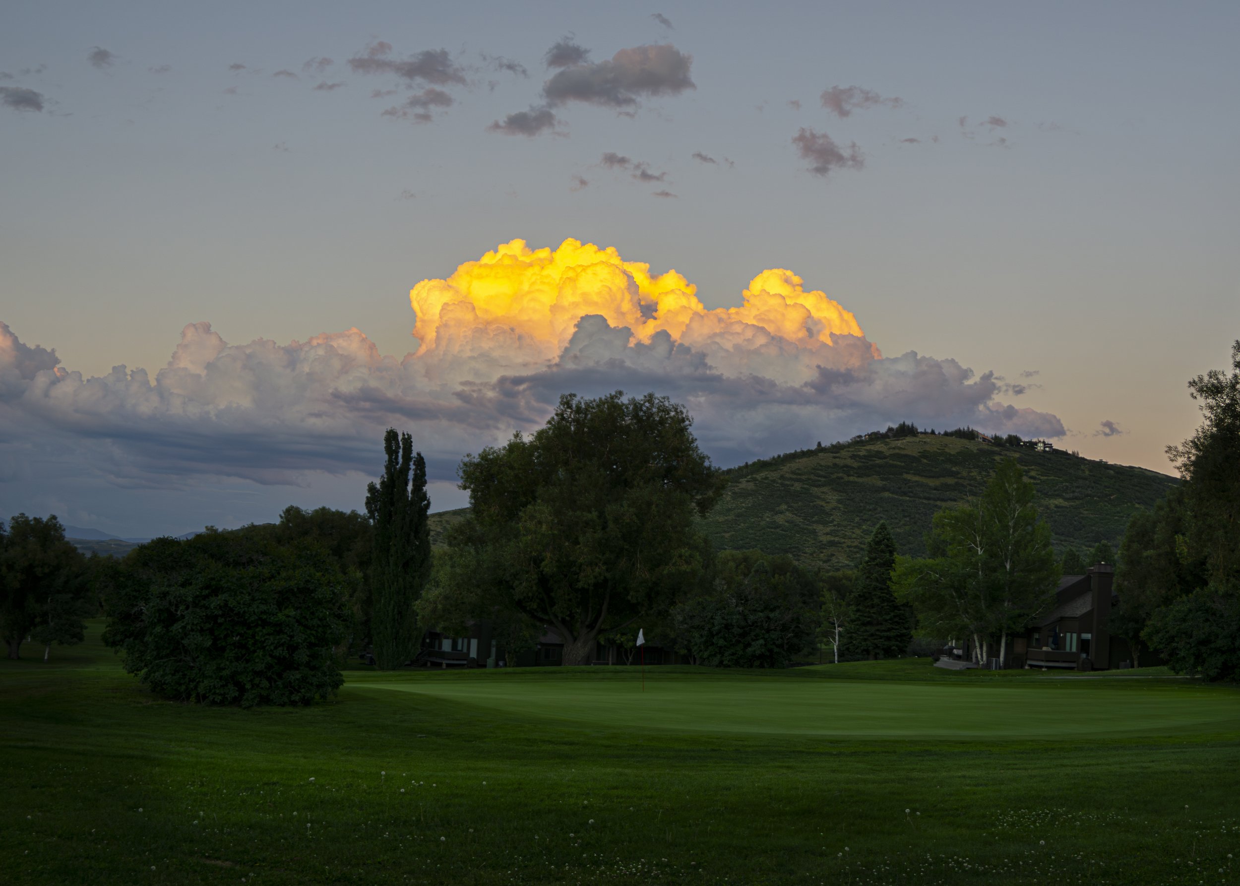 Cumulonimbus Clouds over Park City Golf Course