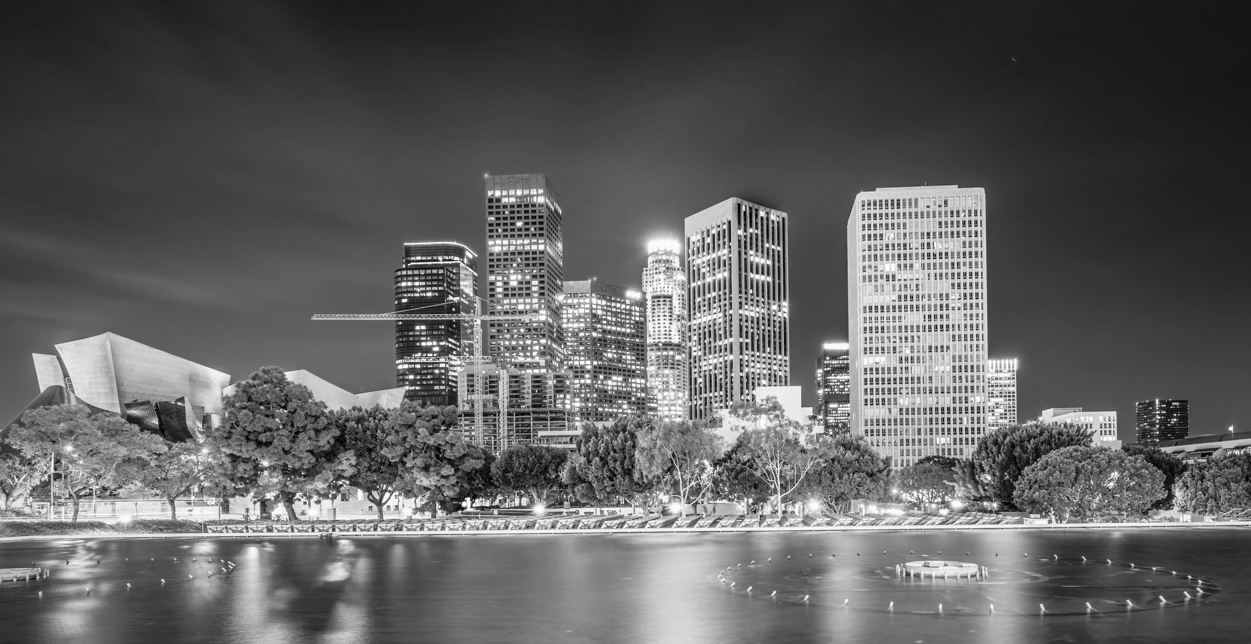 Los Angeles Skyline -Black and White.jpg