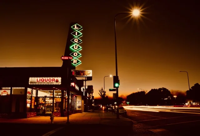 Liquor Store During Wildfire