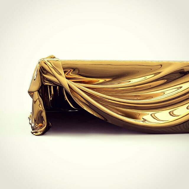 A few more angles I've wanted to share for a while..
-
Levitaz Coffee Table in Cast Bronze, 2018
-
#coffeetable #table #centerpiece #cloth #folds #cast #bronze #polished #golden #uniquetables #limitededition #levitaz #collectible #katzart #katzStudio