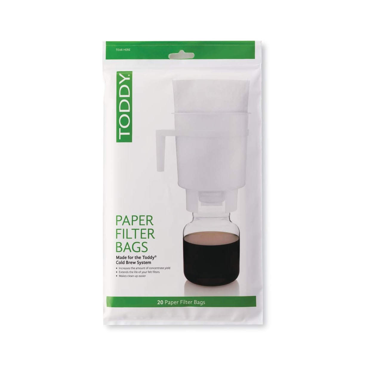 Toddy Paper Filter Bags 20pk