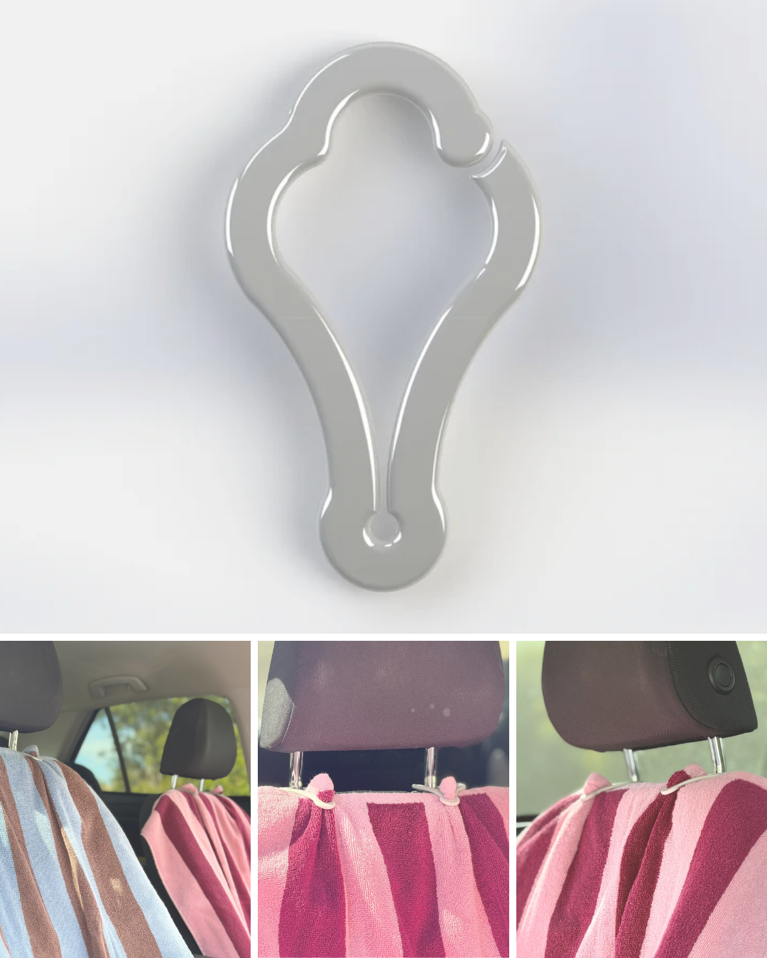 GREY CAR SEAT GENIE