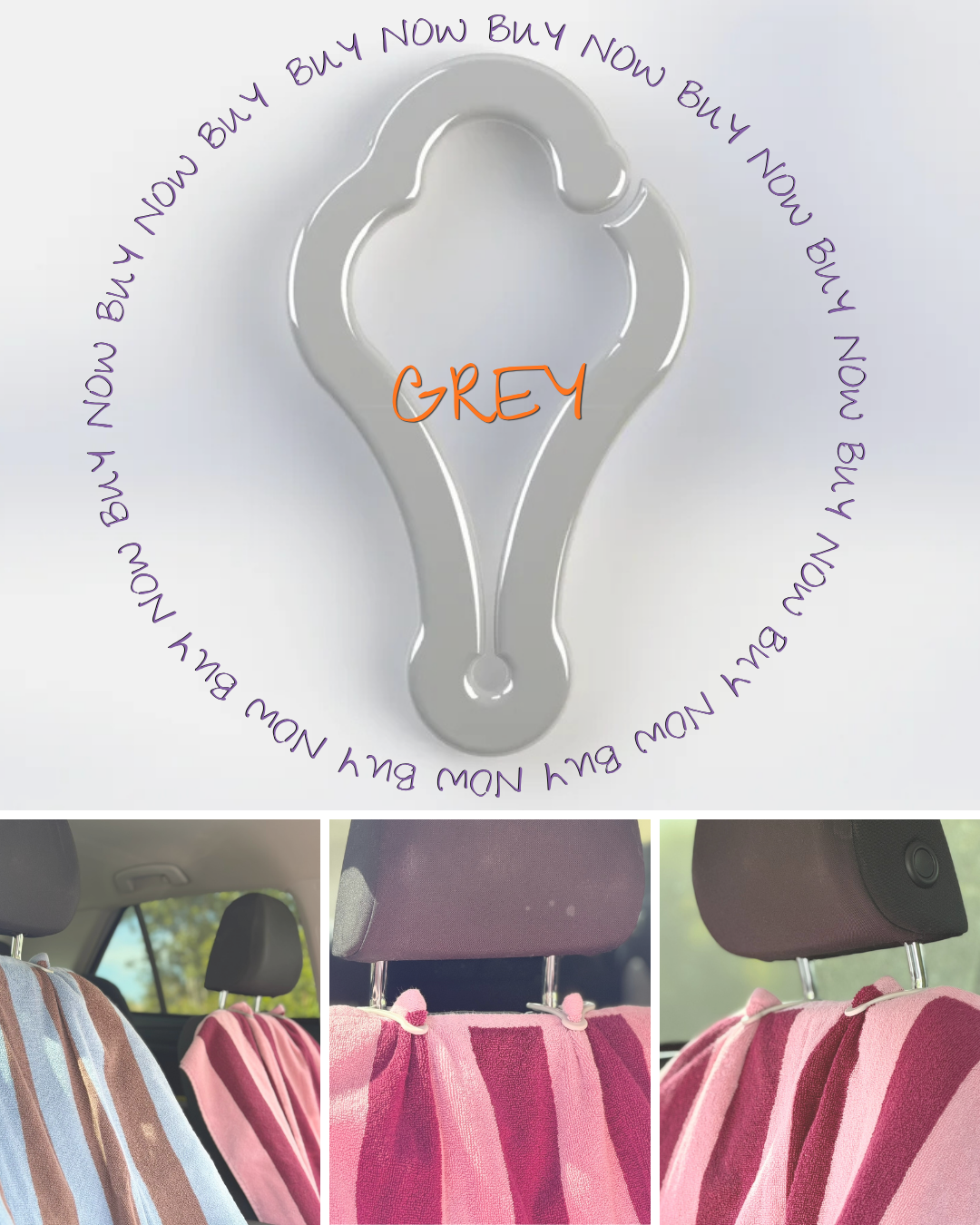 CAR SEAT GENIE - GREY