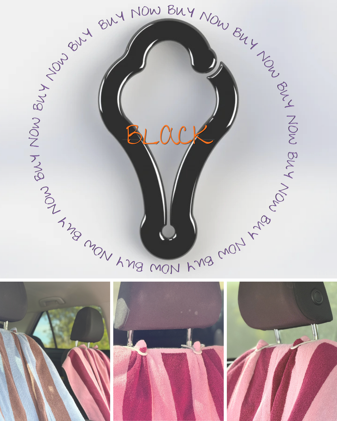 CAR SEAT GENIE - BLACK