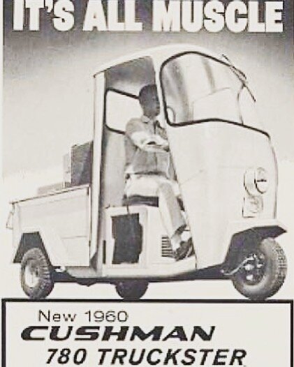 Been doing some research lately on the truckster lately &amp; I LOVE finding vintage ads like these! 🥰 Would love you get my hands on an original print. If anyone out there knows more about this era of cushmans, reach out! I would love to learn more