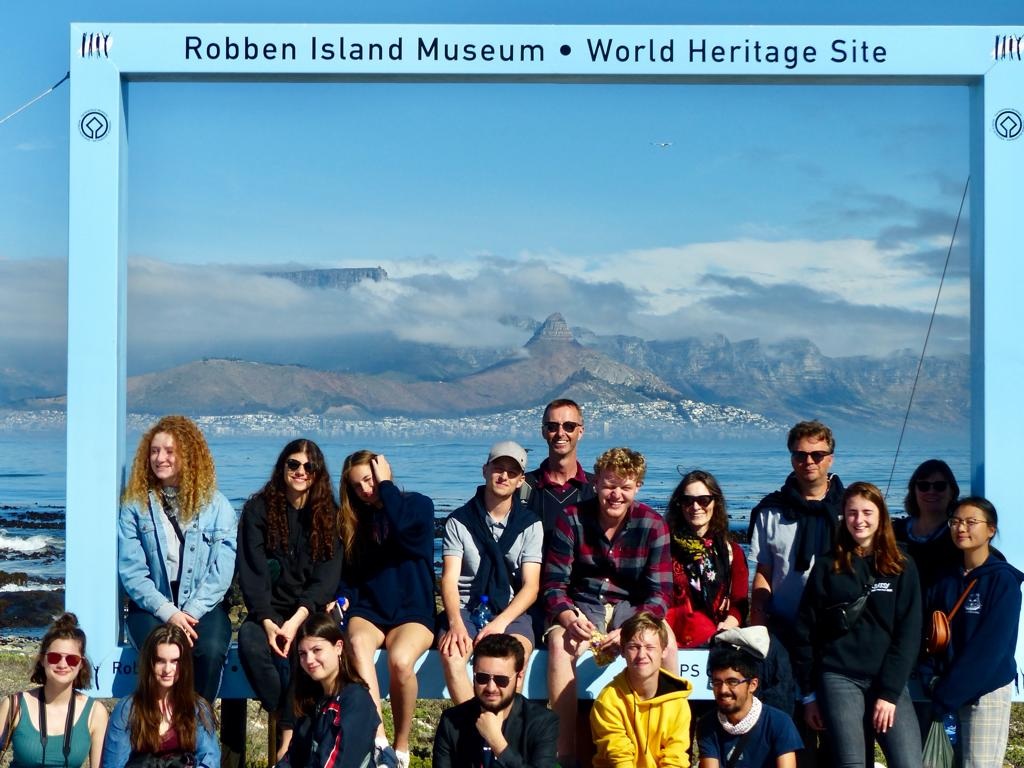 The 2019 students visiting South Africa