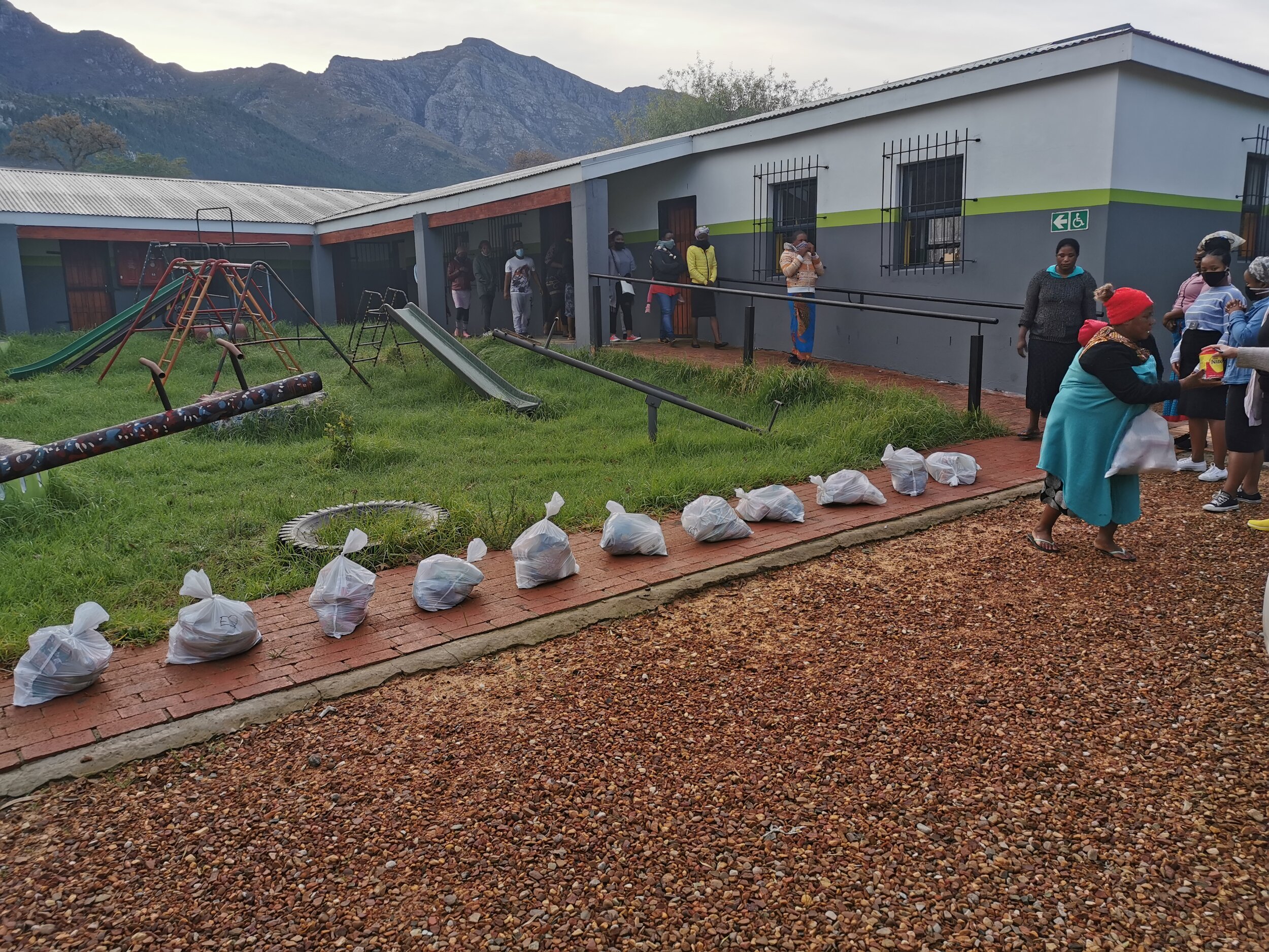 Food parcels provided for ECD families