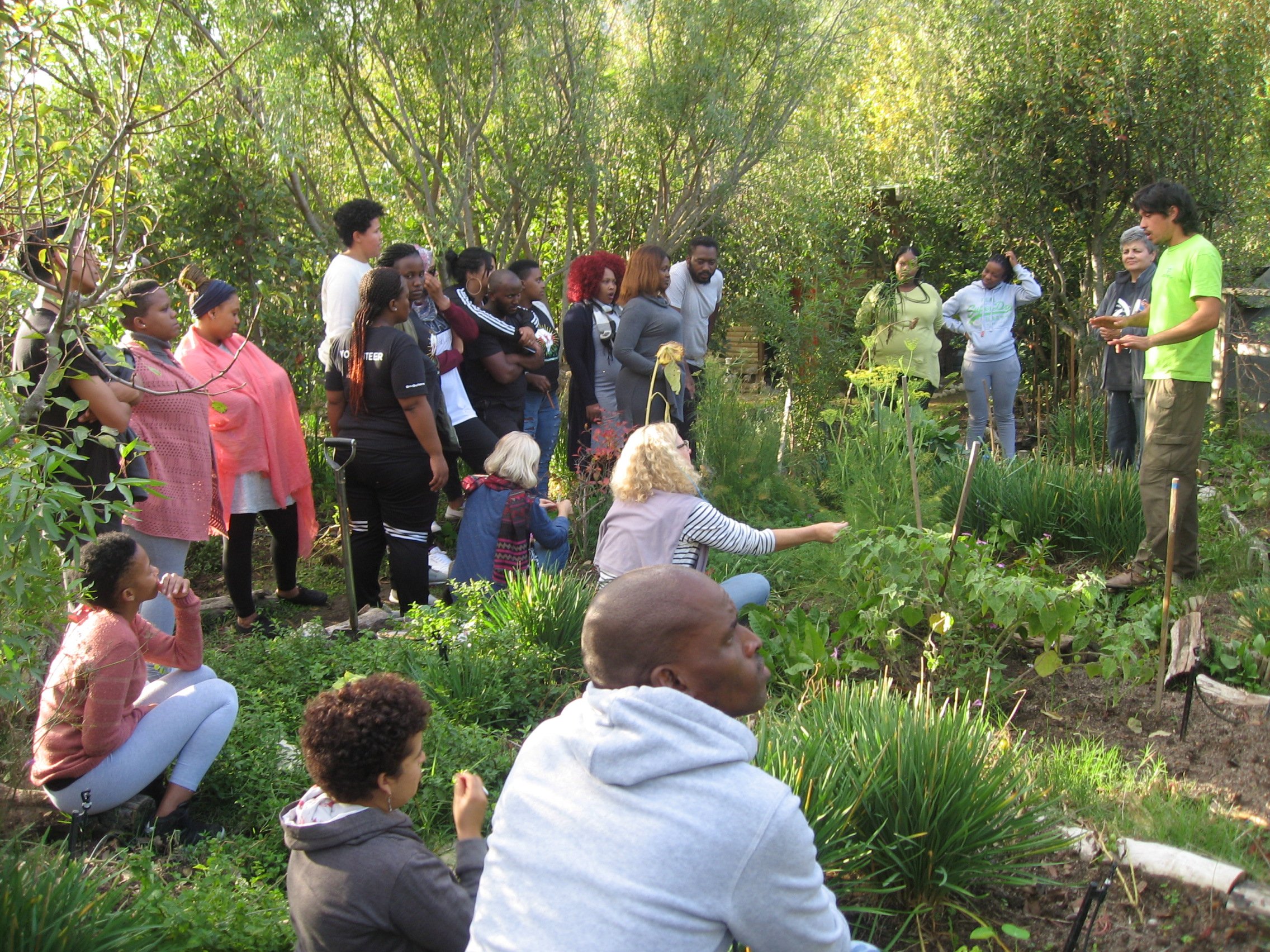 Discussion on food garden practices