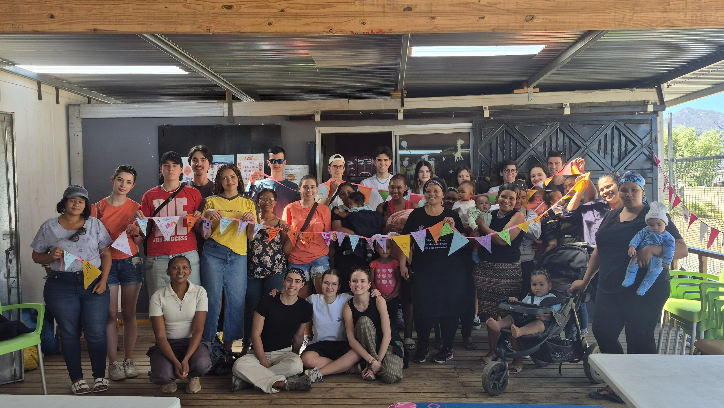 Students at Young Mother Support