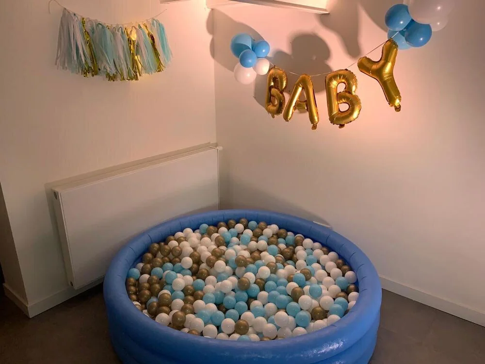 Babyshower ballenbad