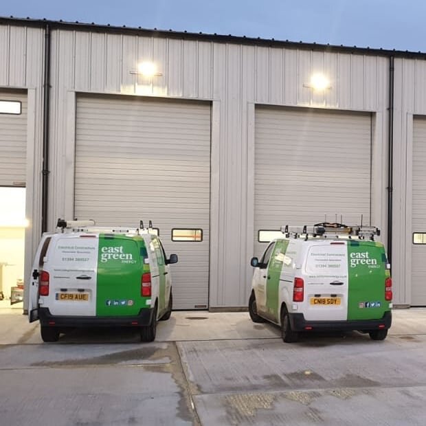 It never fails! get the lights on and the customer will be happy.....the job is almost finished at a large auto body shop in Ipswich,  electrical design and build carried out and looking good 
#ledlights
#eastgreenelectrical 
#eastgreenenergy
