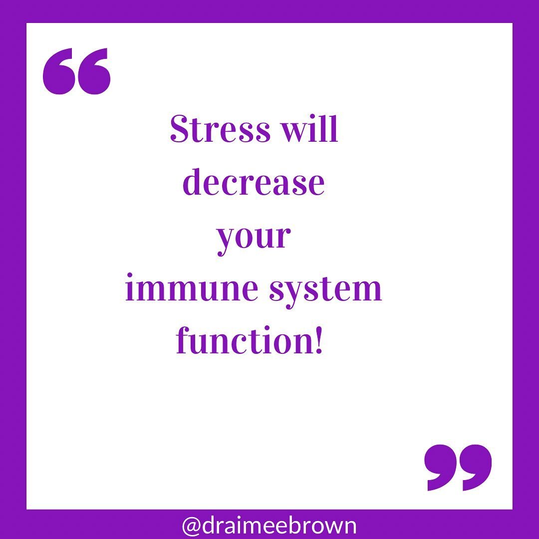 😤Feel like you get more unwell with high stress? Well it is highly probable!🤧

😫Prolonged stress will impact the way your immune system can function. This is because your stress hormone (cortisol) suppresses your white blood cells and lymphocyte f