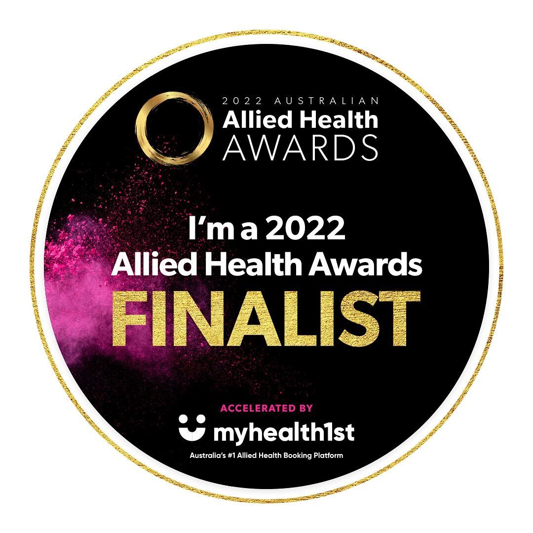🏆 Chiropractor of the Year Finalist - Allied Health Awards. Craziness to even say that I think!

This one means a lot. I does not mean I think I&rsquo;m in the top of Chiropractors in Australia. What it does mean is that I work damn hard. To be the 