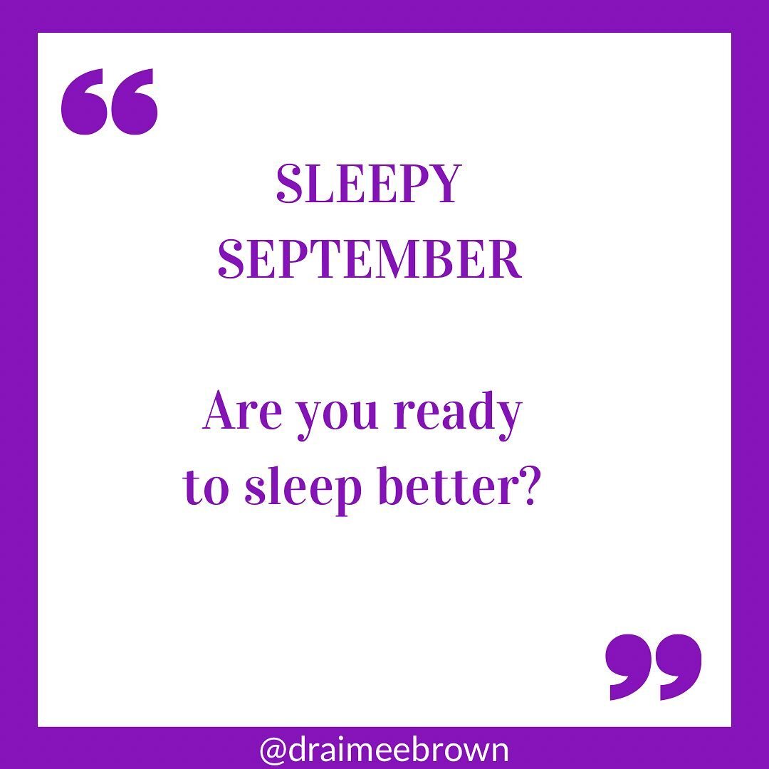 How much sleep do you get a night?
Do you wake up feeling refreshed?
Do you know how to increase the quality of your sleep?

September seems like the perfect time to focus on sleep!

😴So all through this month, I&rsquo;ll be sharing tips for better 