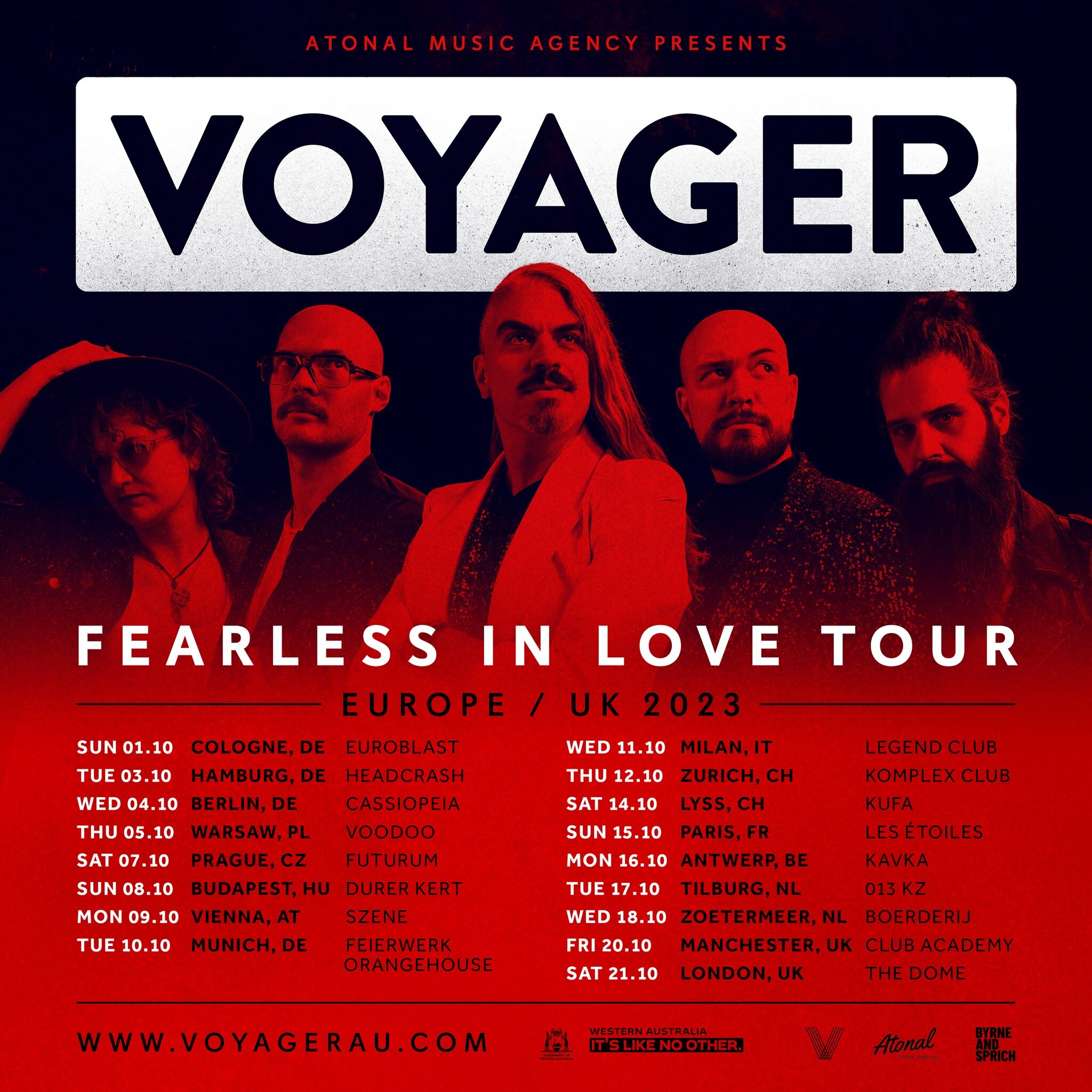 From the @eurovision stage to a city near you. We're pumped to announce a full UK/EU Headline Tour this fall to celebrate our forthcoming album 'Fearless in Love', out July 14th 2023 via @seasonofmistofficial. It's going to be absolutely SYNTHSATIONA