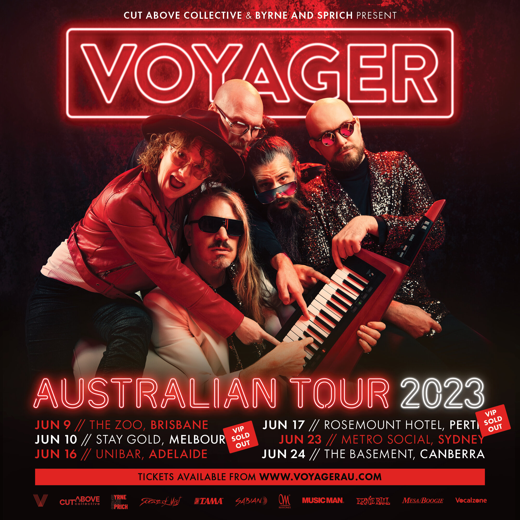 ⚠️ TICKET WARNING AUSTRALIA! Next month we play a headline tour to celebrate our return to our beautiful country, and tickets are moving at a very fast rate. If you don't want to miss out we recommend purchasing them today!

🎫 (VIP) Tickets via link