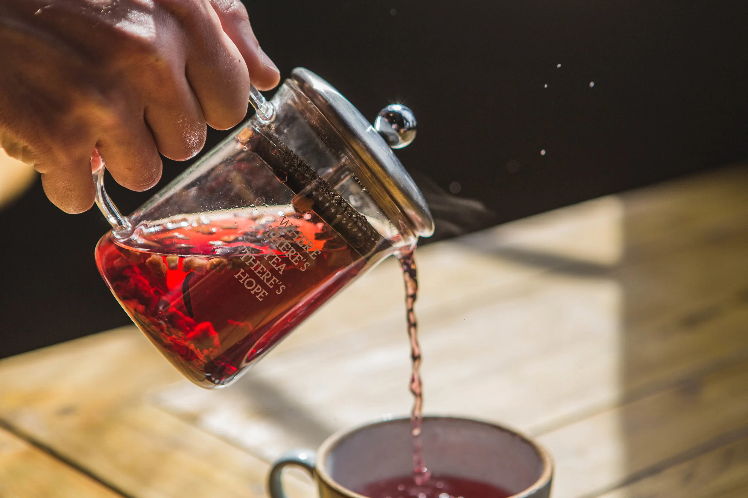 WHERE THERE'S TEA THERE'S HOPE