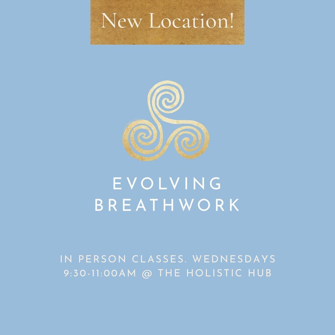 This is not a launch, it&rsquo;s an evolution! 🌀

Introducing the NEW name and logo &lsquo;Evolving Breathwork&rsquo; 🤍. 

After a little break I&rsquo;m returning to teaching Wednesday 9:30am at the @the.holistic.hub.middlepark NEW home in Middle 