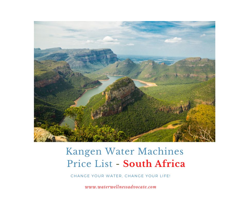 Kangen Water Machine Prices in South Africa — Water Wellness