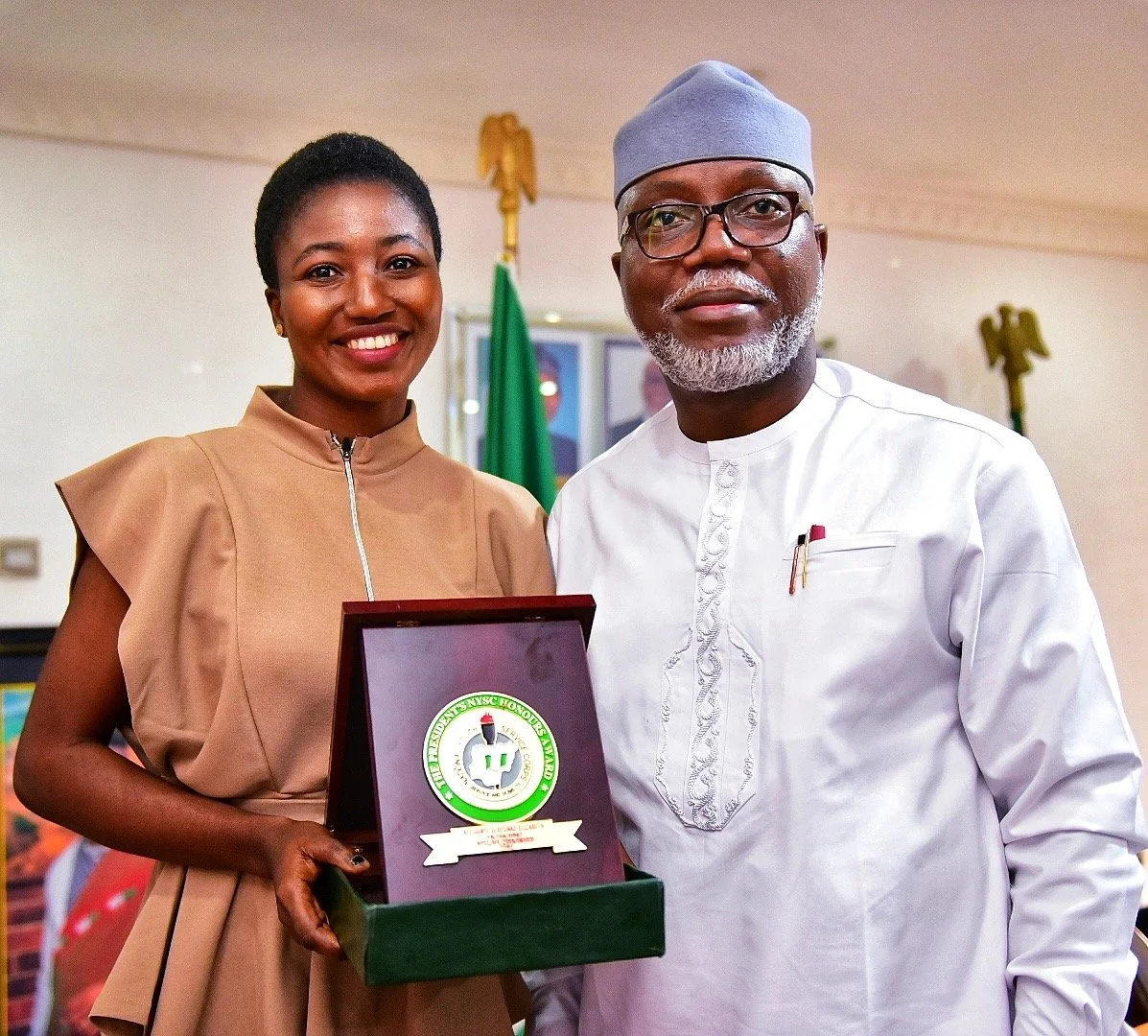 Regional leader presented with Nigerian Presidential Youth award