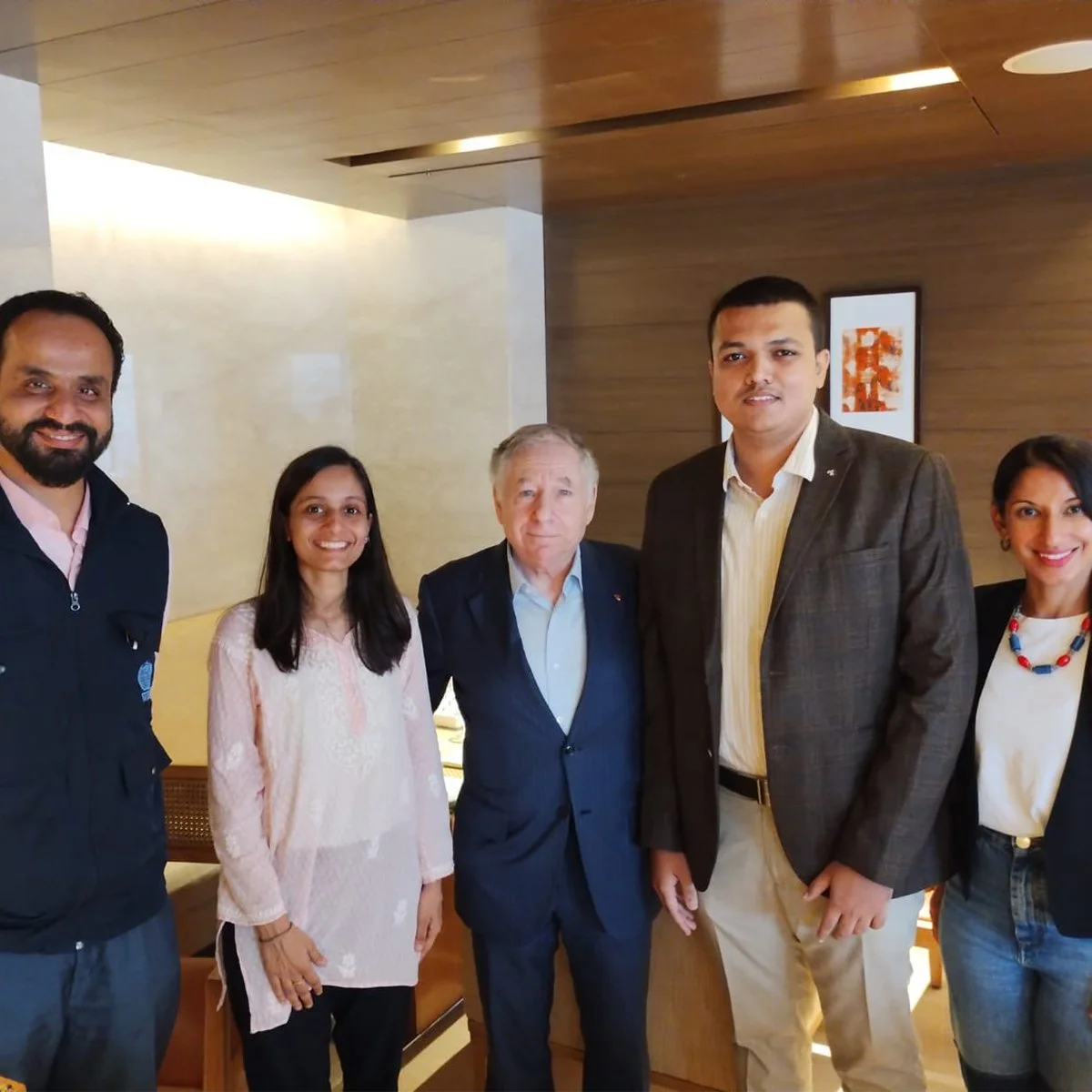 Coalition Leaders in India Meet with UN Special Envoy on Road Safety