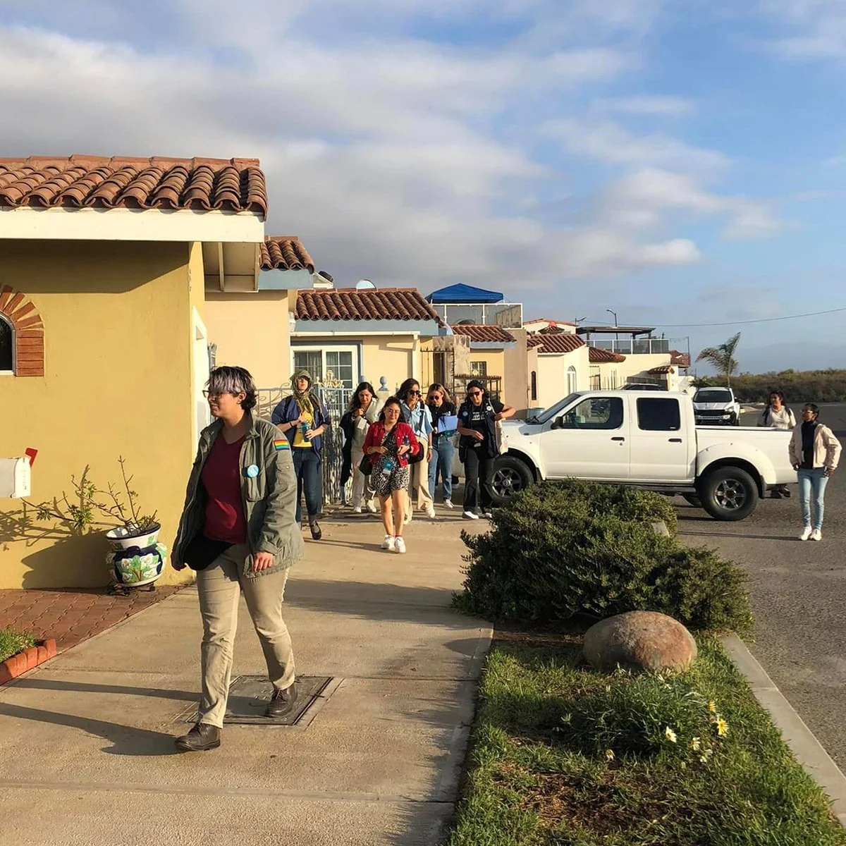 Liga Peatonal team and UABC students encourage city to “go for a walk” 
