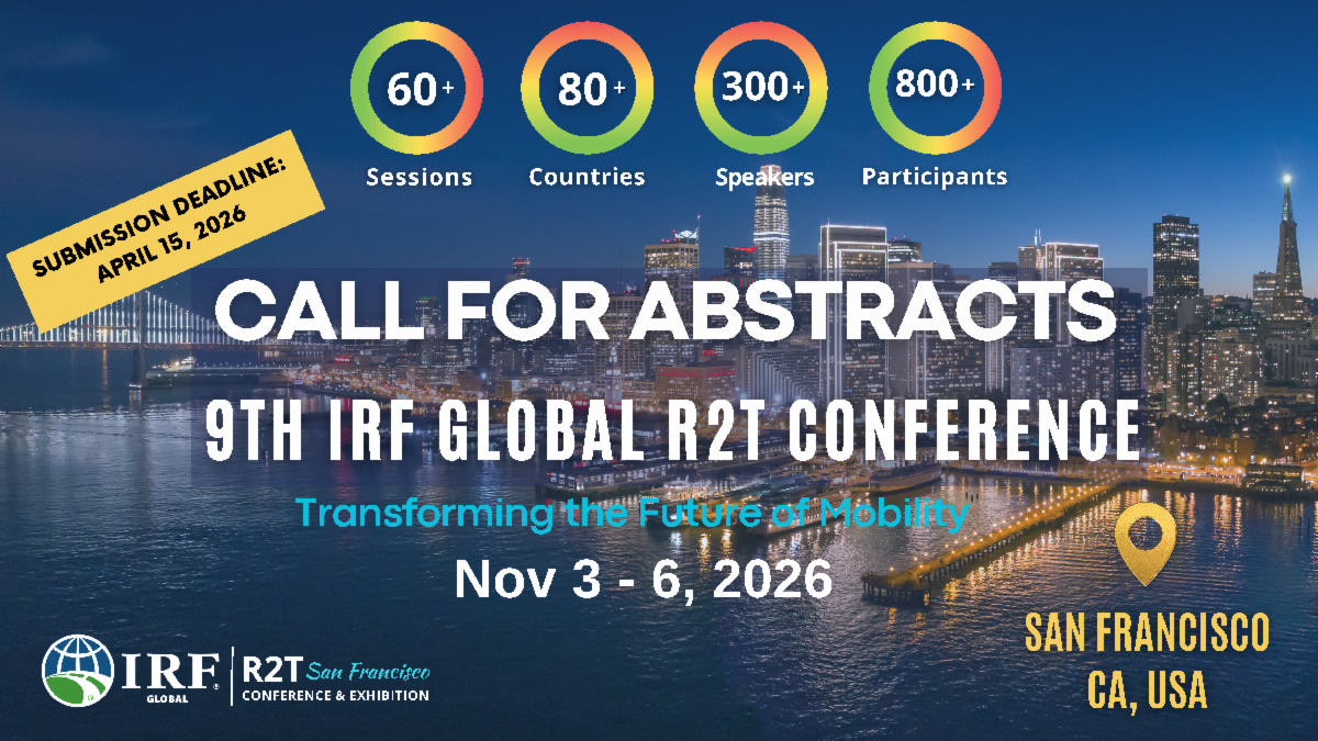 [External Opportunity: Abstract Submissions] 9th IRF Global R2T Conference