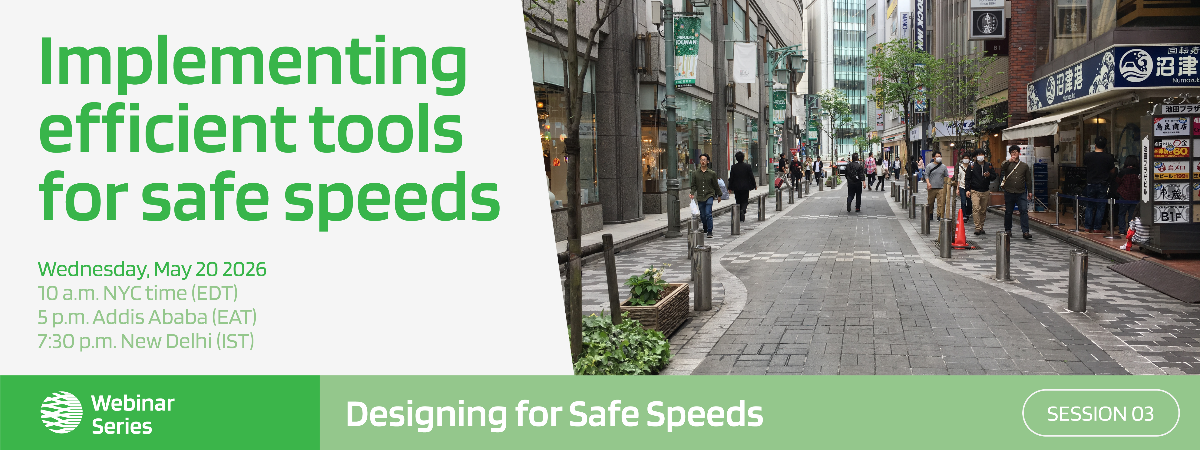 [External opportunities: Webinar] Implementing efficient tools for safe speeds
